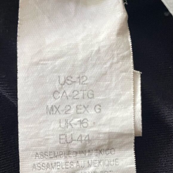 La Blanca Black Island Goddess Front Ruching One Piece Swimsuit Womens Size 12 - Picture 9 of 11